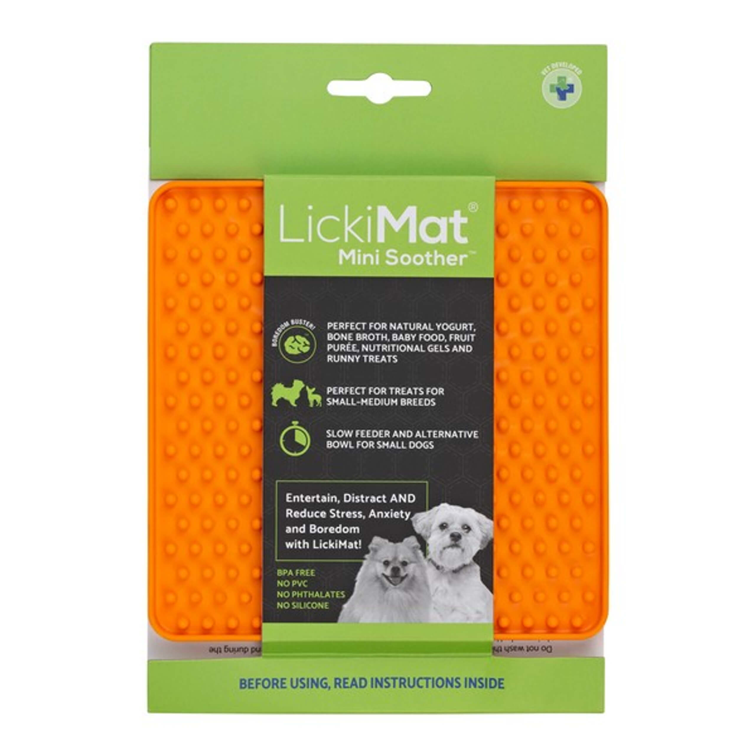 Lickimat Mini Soother Orange